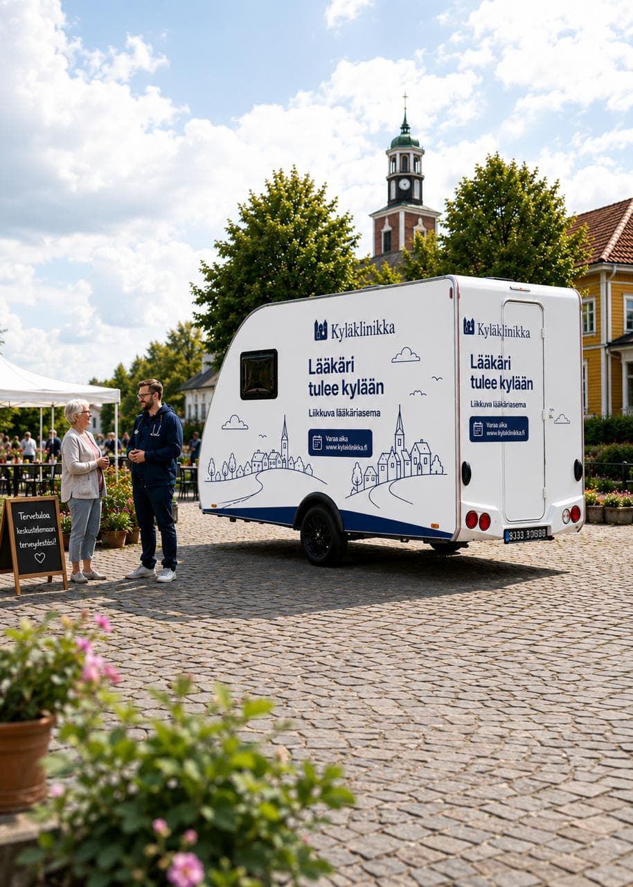 Kyläklinikka-vaunu